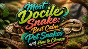 most docile snake