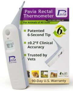 Pavia Rectal Temp Veterinary Thermometer B0738WKBV2