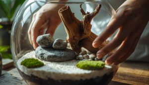 position rocks and wood position rocks and wood
