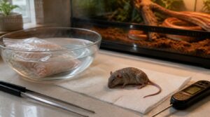 prepare frozen-thawed prey safely prepare frozen-thawed prey safely
