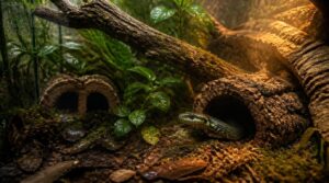 provide hides and climbing features provide hides and climbing features