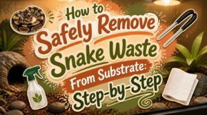 removing snake waste from substrate safely removing snake waste from substrate safely