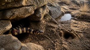 rocky crevices and rodent burrows rocky crevices and rodent burrows