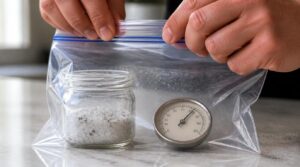 seal bag with hygrometer seal bag with hygrometer