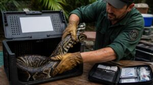 secure the snake after release secure the snake after release