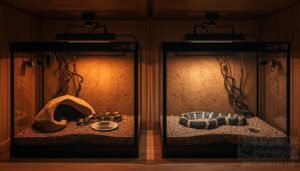 set up separate breeding enclosures set up separate breeding enclosures