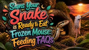 signs snake is ready to eat frozen mouse signs snake is ready to eat frozen mouse