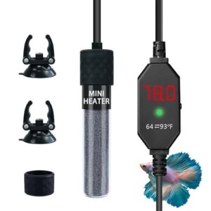 Small Submersible Aquarium Heater, Adjustable B0GCKDLQV7