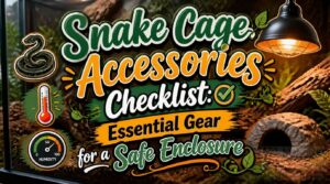 snake cage accessories checklist snake cage accessories checklist