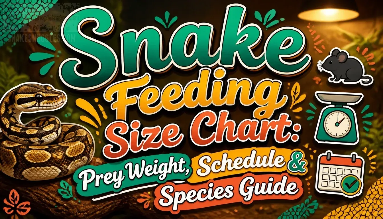 Snake Feeding Size Chart: Prey Weight, Schedule & Species Guide