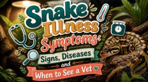 snake illness symptoms