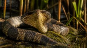 snakes flattening their heads snakes flattening their heads