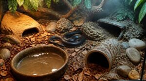 substrate, hides, water, and enrichment substrate, hides, water, and enrichment