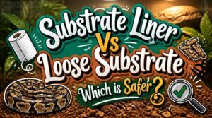 substrate liner vs loose substrate for snakes