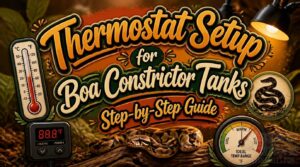 thermostat setup for boa constrictor tank thermostat setup for boa constrictor tank