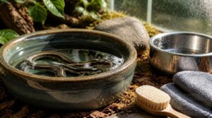water bowl and cleaning routine water bowl and cleaning routine