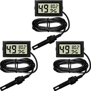 Weewooday Mini Digital Temperature Humidity B08X4MRQPH