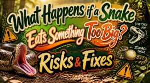 what happens if a snake eats something too big what happens if a snake eats something too big