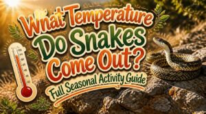 what temperature do snakes come out what temperature do snakes come out