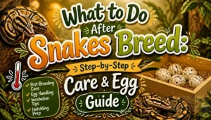 what to do after snakes breed what to do after snakes breed