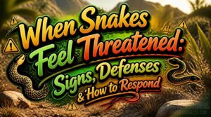 when snakes feel threatened when snakes feel threatened