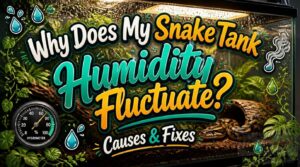 why does my snake tank humidity fluctuate
