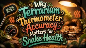why terrarium thermometer accuracy matters for snakes