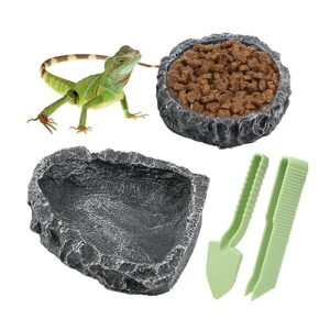 2Pack Reptile Water Dish Food B0GZP22XC1