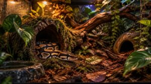 add lighting, hides, and enrichment add lighting, hides, and enrichment