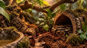 add safe substrate, hides, and enrichment add safe substrate, hides, and enrichment