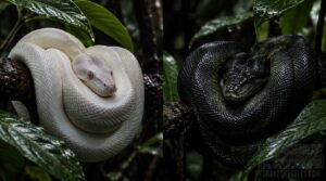 albino and melanistic albino and melanistic