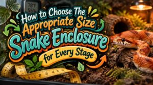 appropriate size snake enclosure