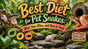 best diet for pet snakes