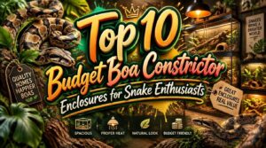 boa constrictor enclosures for snake enthusiasts on a budget