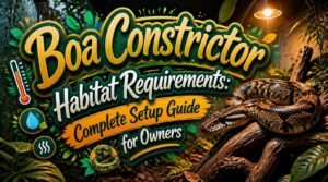 boa constrictor habitat requirements