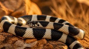 california kingsnake: bold black bands california kingsnake: bold black bands