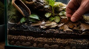 charcoal and leaf litter charcoal and leaf litter