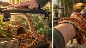 check tank security and snake health check tank security and snake health