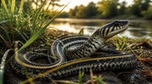 checkered garter snake (t. marcianus) checkered garter snake (t. marcianus)