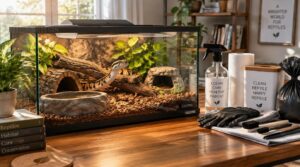 clean and maintain the snake tank safely clean and maintain the snake tank safely