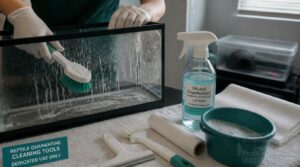 clean, disinfect, and isolate the sick snake’s enclosure clean, disinfect, and isolate the sick snake’s enclosure