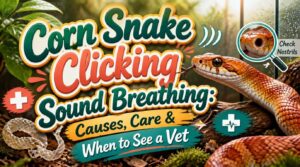 corn snake clicking sound breathing