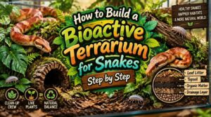creating bioactive terrarium for snakes