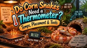 do corn snakes need a thermometer in their enclosure do corn snakes need a thermometer in their enclosure