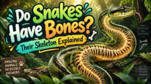 do snakes have bones do snakes have bones