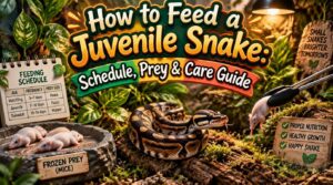 feeding a juvenile snake feeding a juvenile snake