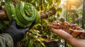follow species-specific handling schedules follow species-specific handling schedules