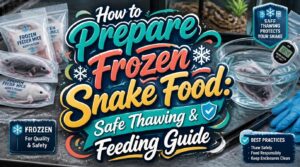 frozen snake food preparation frozen snake food preparation