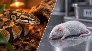 frozen-thawed versus live prey frozen-thawed versus live prey