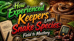how experienced keepers learn about snake species